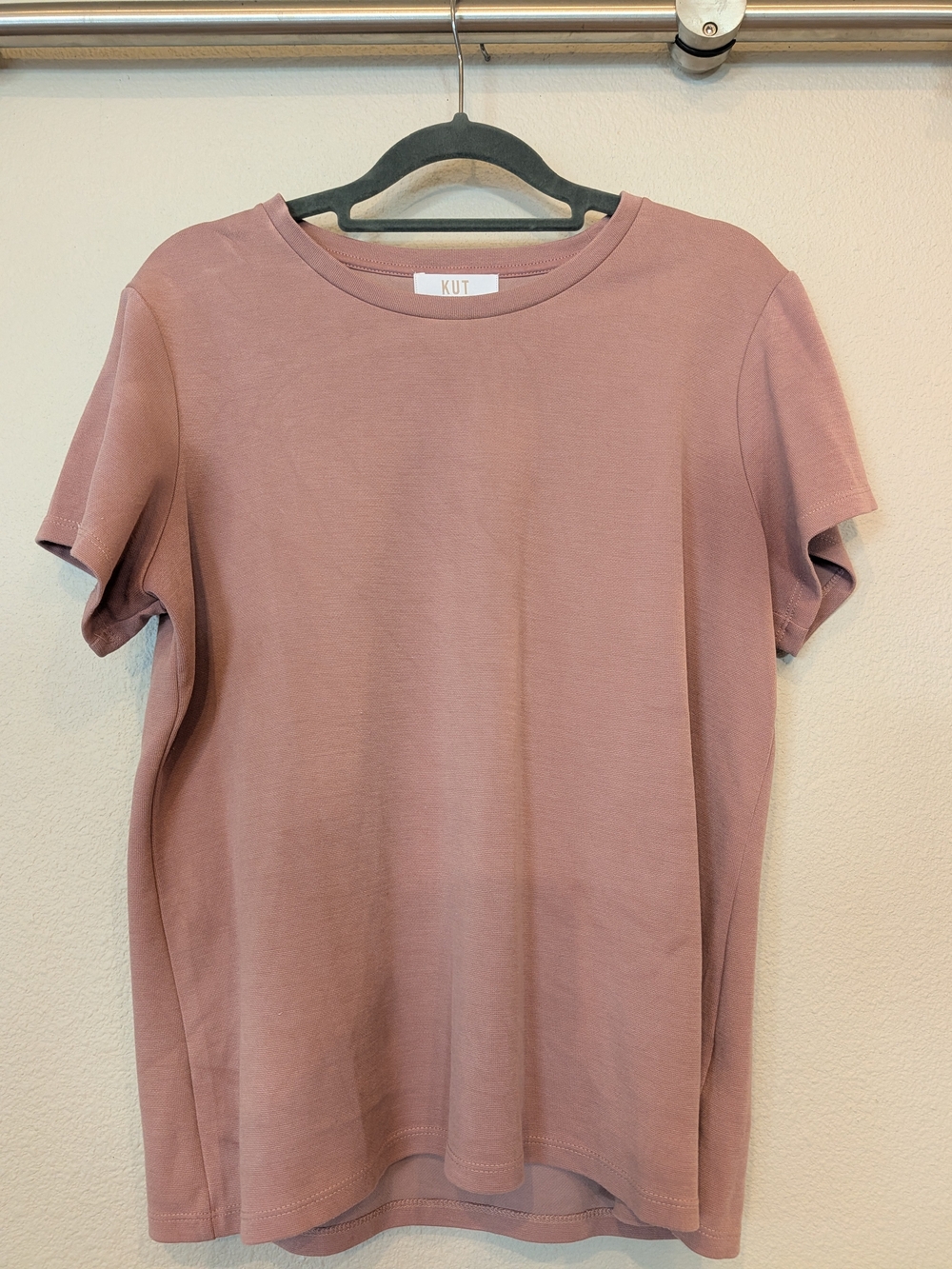 KUT from the Kloth Remington Modal Relaxed T-Shirt Dusty Rose - Size M